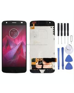 LCD Screen and Digitizer Full Assembly with Frame for Motorola Moto Z2 Force XT1789