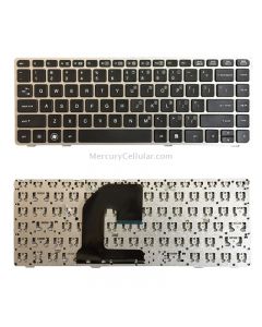 US Version Keyboard with Silver Frame for HP EliteBook 8470B 8470P 8470 8460 8460p 8460w ProBook 6460 6460b 6470