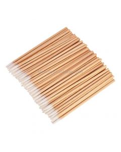 100 PCS / Pack Singal Head Cotton Swab Cleaning Tools