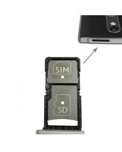 SIM Card Tray + Micro SD Card Tray for Motorola Droid Turbo 2 / XT1585