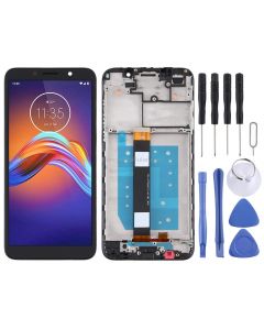 LCD Screen and Digitizer Full Assembly With Frame for Motorola Moto E6 Play