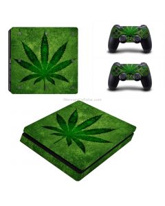 Stylish Plant Stickers Protective Film For PS4 Slim