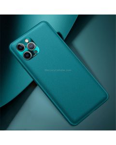 For iPhone 11 Pro Max Shockproof TPU Soft Edge Skinned Plastic Case, Color:Green