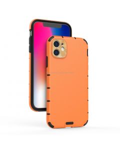 For iPhone 11 Pro Max Shockproof Grain PC + TPU Case