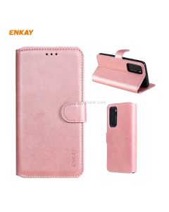 For Huawei P40 ENKAY Hat-Prince Horizontal Flip Leather Case with Holder & Card Slots & Wallet
