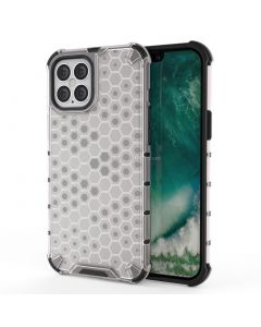 For iPhone 12 Pro Max 6.7 inch Shockproof Honeycomb PC + TPU Case