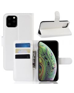 Litchi Skin PU Leather Wallet Stand Mobile Casing for iPhone 11 Pro