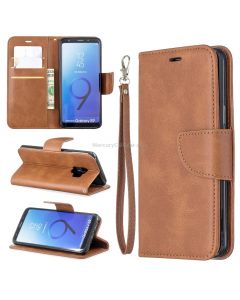 Retro Lambskin Texture Pure Color Horizontal Flip PU Leather Case for Galaxy S9, with Holder & Card Slots & Wallet & Lanyard