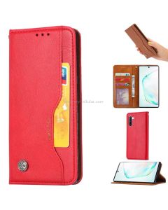 Knead Skin Texture Horizontal Flip Leather Case for Galaxy Note10, with Photo Frame & Holder & Card Slots & Wallet