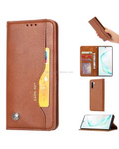 Knead Skin Texture Horizontal Flip Leather Case for Galaxy Note10, with Photo Frame & Holder & Card Slots & Wallet