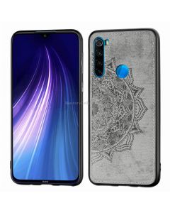 For Xiaomi Redmi Note 8， ProEmbossed Mandala Pattern PC + TPU + Fabric Phone Case with Lanyard & Magnetic