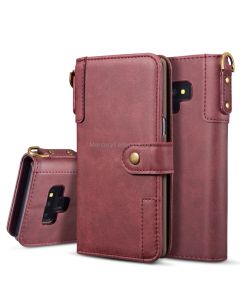 For Galaxy Note9 Cowhide Texture Horizontal Flip Leather Case with Holder & Card Slots & Wallet & Lanyard