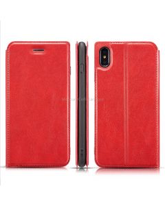 For Xiaomi Xiaomi 7A Retro Simple Ultra-thin Magnetic Leather Case with Holder & Card Slots & Lanyard