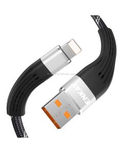 ENKAY ENK-CB201 Fishing Net Weaving USB to 8 Pin Data Transfer Charging Cable