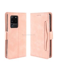 For Galaxy S20 Ultra/S20 Ultra 5G Wallet Style Skin Feel Calf Pattern Leather Case with Separate Card Slot