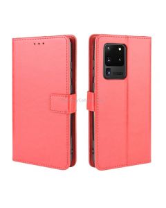 For Galaxy S20 Ultra/S20 Ultra 5G Retro Crazy Horse Texture Horizontal Flip Leather Case , with Holder & Card Slots & Photo Frame