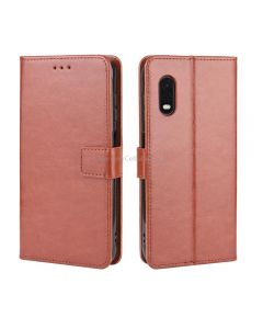 For Galaxy Xcover Pro Retro Crazy Horse Texture Horizontal Flip Leather Case with Holder & Card Slots & Photo Frame