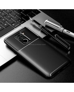 For Xiaomi Redmi Note9 Carbon Fiber Texture Shockproof TPU Case