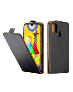 For Galaxy M31 Business Style Vertical Flip TPU Leather Case with Card Slot