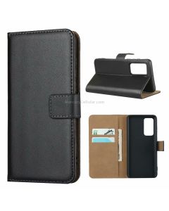 For Huawei P40 Leather Horizontal Flip Holster With Magnetic Clasp and Bracket and Card Slot and Wallet
