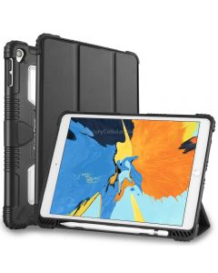 For iPad Air/Ai2/Pro 9.7 Genius Case TPU + PC Skin Mounted Magnetic Absorption Three Fold Flat Plate Anti Falling Sleeve Protective Shell/Case