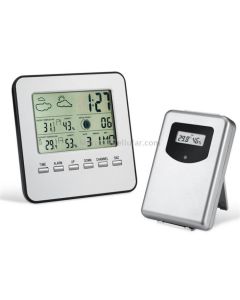 Wireless Indoor And Outdoor Temperature And Humidity Meter Alarm Clock