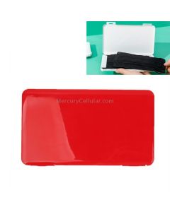 10 PCS Creative Disposable Mask Storage Box Home Travel Portable Mask Storage, Style:Red