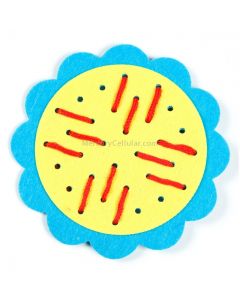 3 PCS Kindergarten Manual DIY Non-Weave Cloth Baby Early Learning Education Toys(Blue+Yellow)
