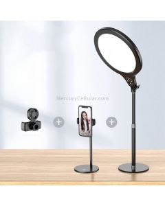 10 inch 26cm Live Broadcast Photography Desktop Beauty Fill Light Bracket, Style:Medium Version+Cooling Bracket