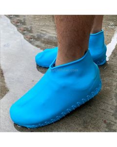 Thicken Portable Creative Outdoor Adult Non-slip Waterproof Silicone Shoe Cover, Size:L