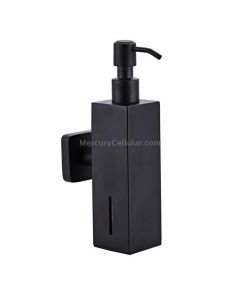 304 Stainless Steel Wall-mounted Manual Soap Dispenser, Style:Square Wall-mounted