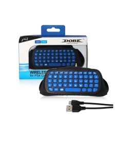 DOBE TP4-022 2.4G Wireless Controller Keyboard ABS Game Keyboard for PS4 / Slim