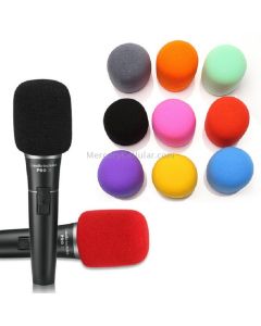 10 PCS Universal Sponge Microphone Set Handheld Wireless Microphone Windshield, Random Color Delivery