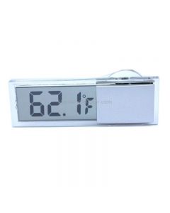 Sucker Type Car Electronic Digital Display Transparent Thermometer