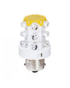 B15 15 LEDs Small Bulb LED Warning Light, Random Color Delivery, Voltage:220V