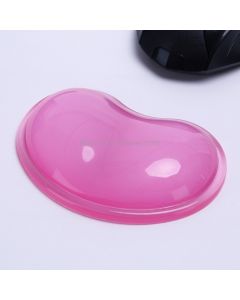 Heart-shaped Transparent Silicone Mouse Pad Non-slip Crystal Wrist Mouse Pad