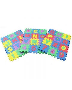 Children Educational Toys Foam Letter and Number Cognition Puzzle Game