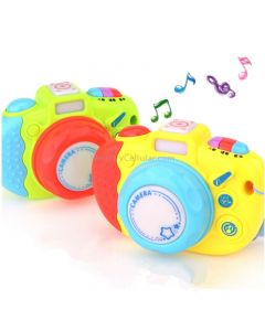 Simulated Camera with Light and Music Children Educational Toys Gifts, Random Color Delivery