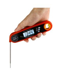 Foldable Probe Waterproof Food Thermometer Kitchen Barbecue Fast Temperature Measurement Digital Display Electronic Thermometer