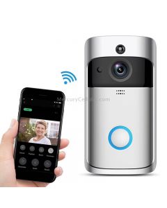 M4 720P Smart WIFI Ultra Low Power Video PIR Visual Doorbell with 3 Battery Slots,Support Mobile Phone Remote Monitoring & Night Vision & 166 Degree Wide-angle Camera Lens