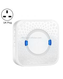 P6 110dB Wireless IP55 Waterproof Low Power Consumption WiFi Doing-dong Doorbell Receiver, Receiver Distance: 300m, UK Plug