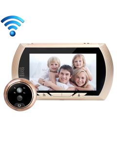 Danmini YB-43HD-MW 4.3 inch Screen WiFi Camera Video Alarm Smart Digital Door Viewer, Support TF Card & Motion Detect & Infrared Night Vision