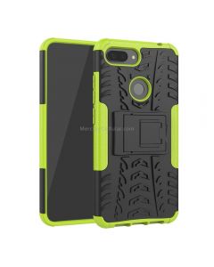 Shockproof PC + TPU Tire Pattern Case for Xiaomi Mi 8 Lite, with Holder