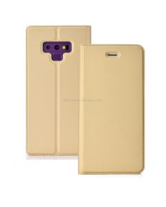 Ultra-thin Pressed Magnetic TPU+PU Leathe Case for Galaxy Note 9, with Card Slot & Holder