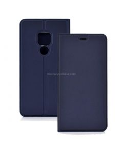 Ultra-thin Pressed Magnetic TPU+PU Leathe Case for Huawei Mate 20, with Card Slot & Holder