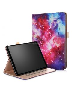 Galaxy Pattern Colored Painted Horizontal Flip PU Leather Case for iPad Pro 11 inch, with Holder & Sleep / Wake-up Function